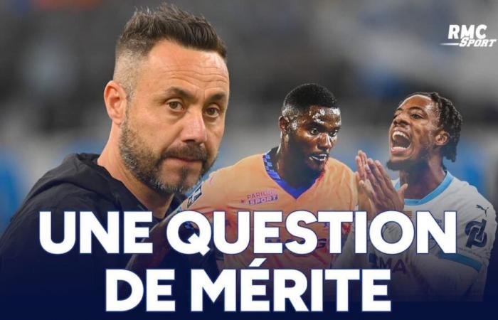 “C’est de la méritocratie”, De Zerbi explique ses choix de joueurs – RMC Sport