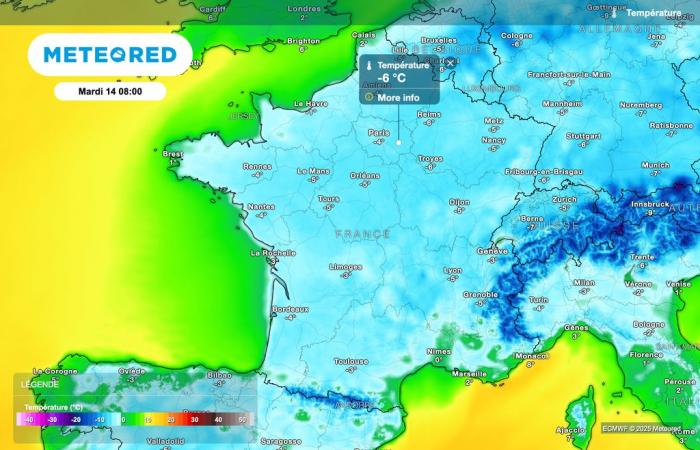 nos cartes confirment le froid polaire dans les prochaines heures ! Où fera-t-il le plus froid ?