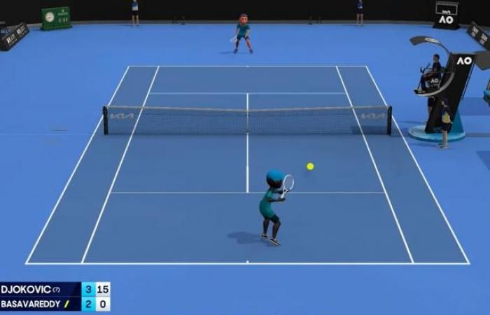 Des avatars ont remplacé les joueurs lors des matchs diffusés sur la chaîne YouTube de l’Open d’Australie