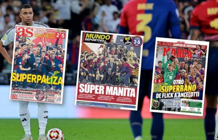 la presse espagnole se déchaîne après Real-Barça