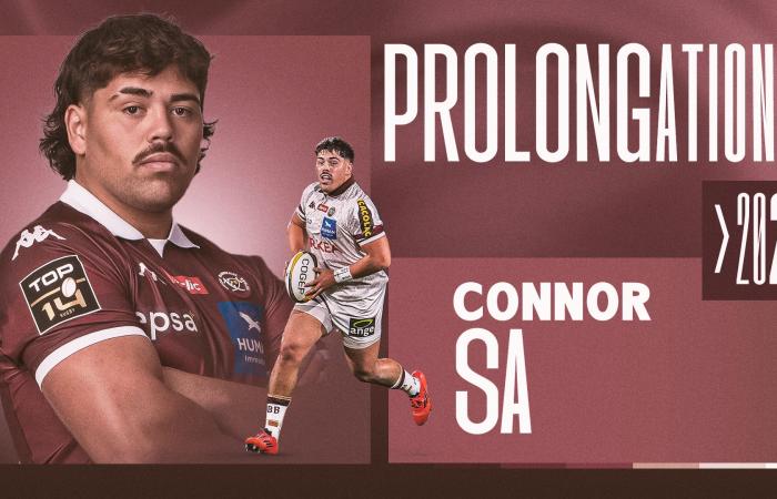 Connor Sa jusqu’en 2027 – Actualités – Union Bordeaux Bègles (UBB Rugby)