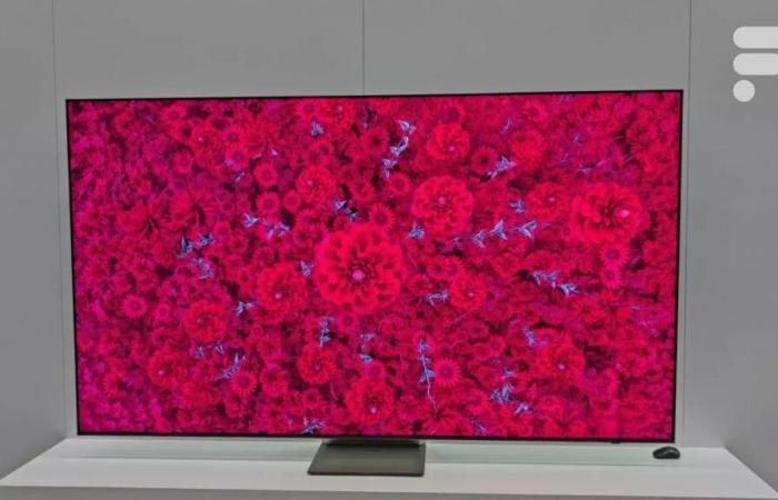 Samsung a présenté son prototype de téléviseur avec rétroéclairage RGB Micro LED au CES 2025