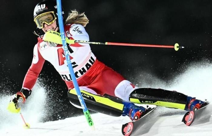 Ski alpin. Katharina Liensberger remporte la première manche du slalom de Flachau. Sport