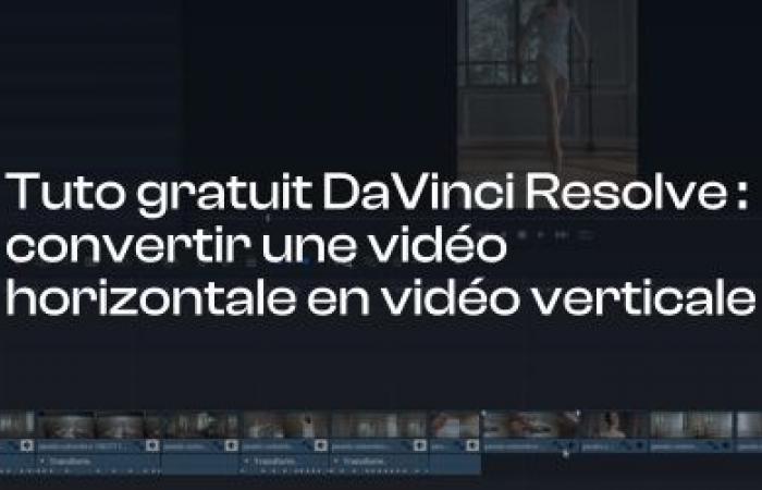 transformer une vidéo horizontale en vidéo verticale – Cours vidéo