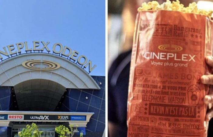 Vous pouvez obtenir du pop-corn Cineplex GRATUIT pendant 3 jours, et oui, la livraison aussi