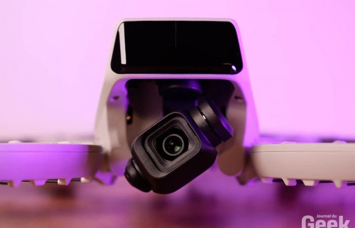 Manipulation du DJI Flip, plus stable mais tout aussi léger