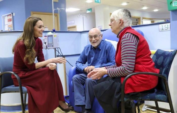 La princesse Kate visite l’hôpital où elle a été soignée