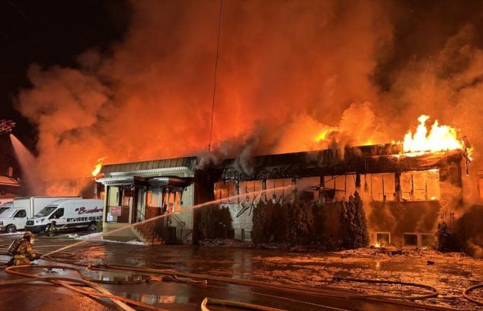 Fire on Fraser Street in Rivière-du-Loup