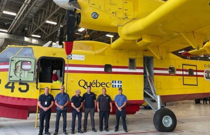 L’avion de la SOPFEU endommagé revient en service