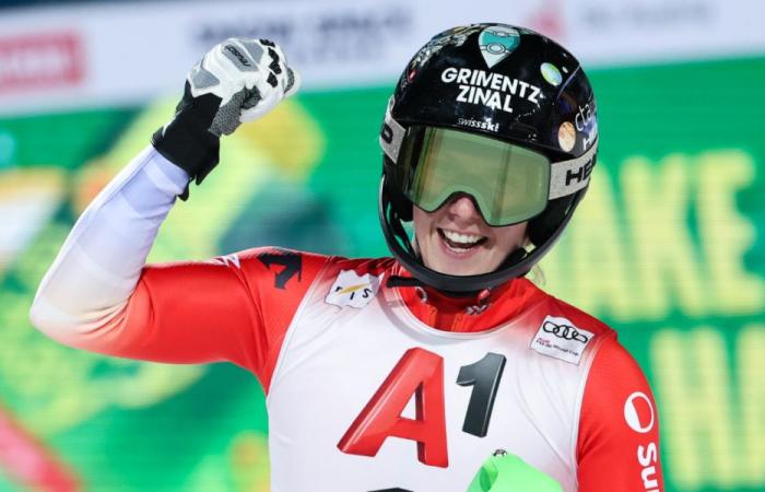 Camille Rast frappe un grand coup dans la course au petit globe