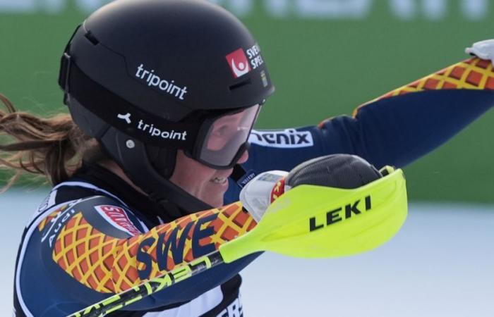 Sara Hector troisième du slalom de la Coupe du monde à Flachau