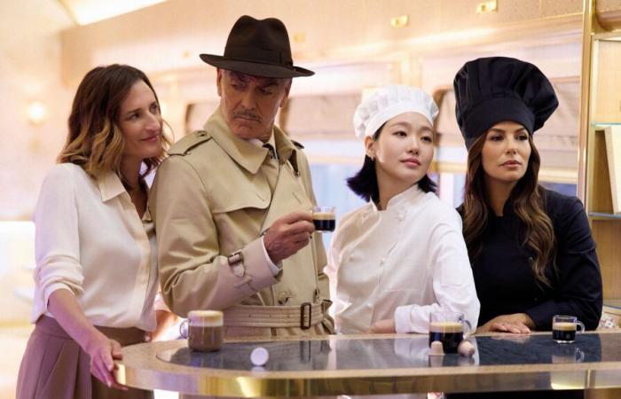 Exclu. George Clooney à la recherche du café perdu dans la nouvelle campagne Nespresso, aux côtés d’Eva Longoria, Camille Cottin et Kim Go Eun