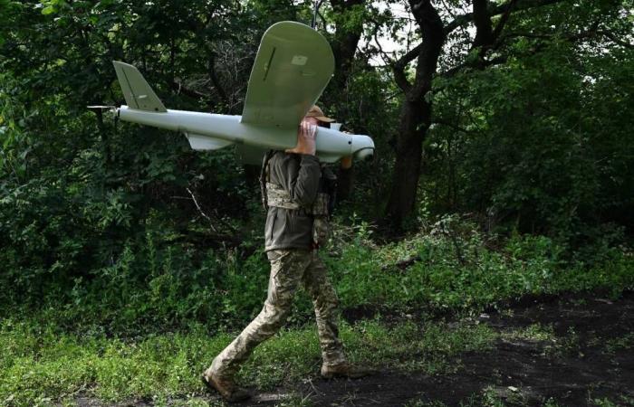 incendie majeur après une attaque de drone ukrainien