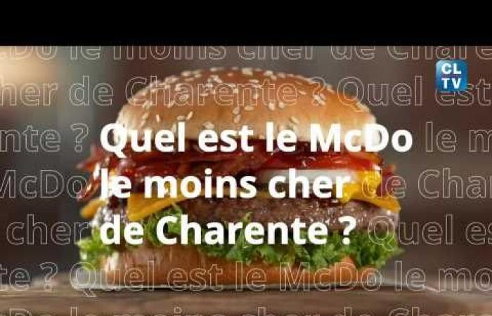 Quel est le McDonald’s le moins cher de Charente ?