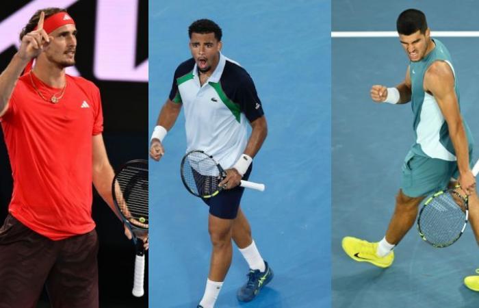 Tennis. Open d’Australie – Zverev, Alcaraz, Djokovic, 6 Bleus… mercredi