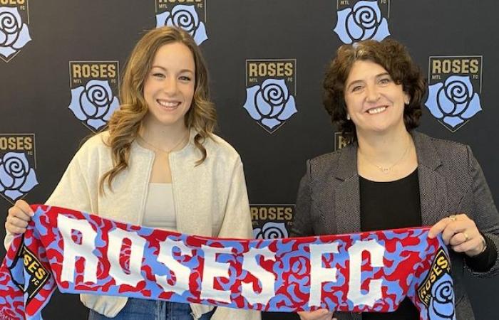 Les Roses accueillent Mégane Sauvé, de retour du Portugal