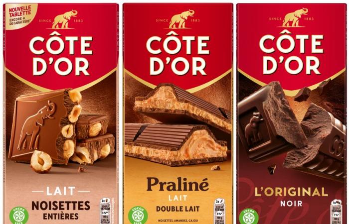 Mondelez relooke sa marque de tablettes de chocolat Côte d’Or