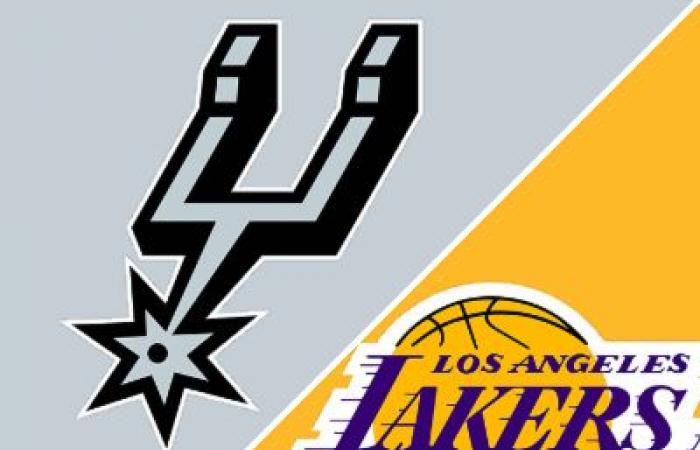 Spurs 126-102 Lakers (13 janvier 2025) Récapitulatif du match