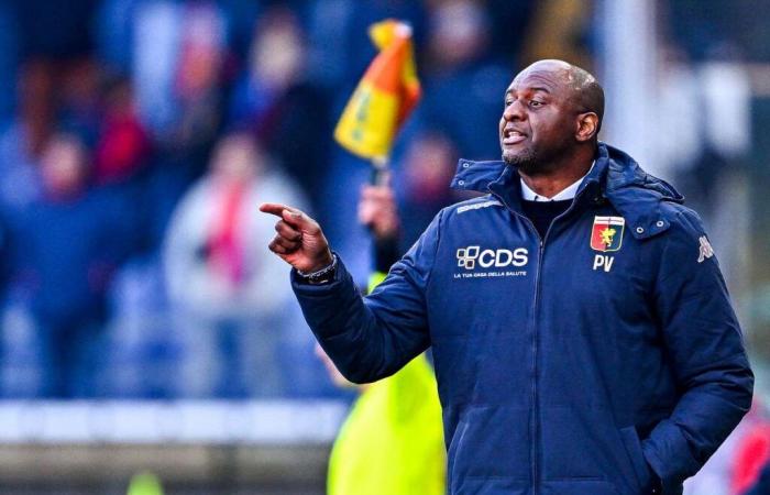 Patrick Vieira est positif sur son Gênes