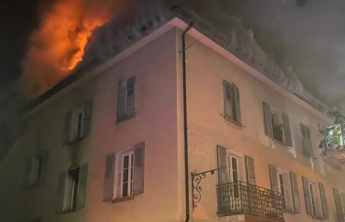 deux personnes hospitalisées après un incendie