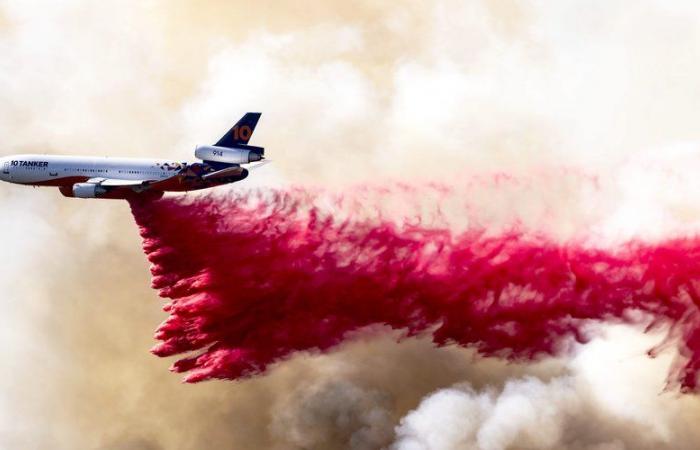 qu’est-ce que le Phos-Check, cette poudre rose larguée par les Canadairs pour combattre les flammes ?