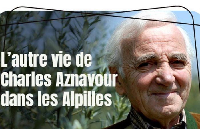 l’autre vie de Charles Aznavour dans les Alpilles