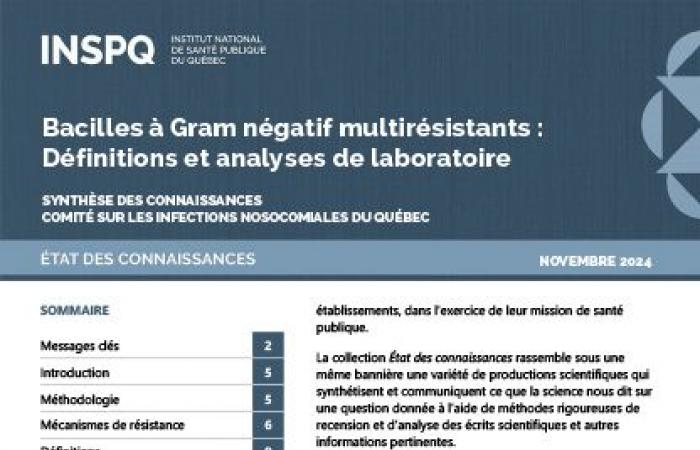 Bacilles Gram négatif multirésistants : définitions et analyses de laboratoire