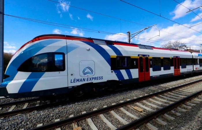 Une panne a quitté le Léman Express à quai à Genève