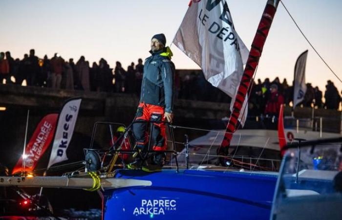 Deuxième du Vendée Globe, Yoann Richomme a failli abandonner dès la deuxième journée