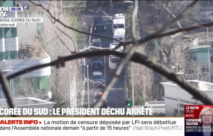 Le président déchu Yoon Suk Yeol arrêté lors d’une descente des enquêteurs