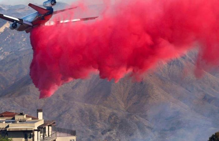 Quel est ce liquide rose fluo lâché sur les incendies de Los Angeles ?