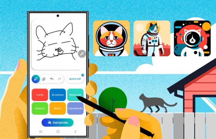 Samsung annonce la fonctionnalité Sketch to Image améliorée pour le Galaxy S25