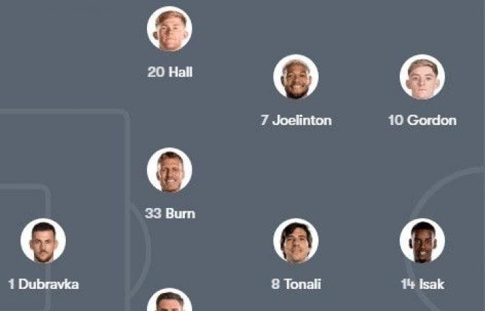 Composition de Newcastle United contre Wolverhampton en Premier League anglaise