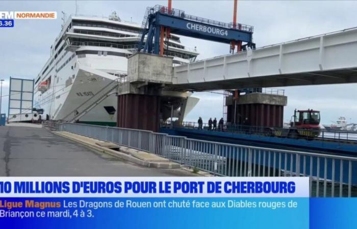 à quoi vont servir les 10 millions d’euros alloués au port de Cherbourg-en-Cotentin ?