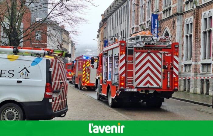 Incendie électrique à l’Institut Sainte-Claire de Verviers