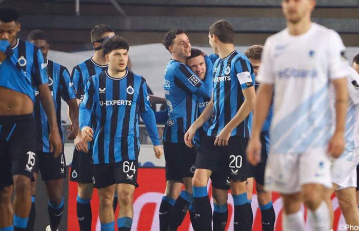 Le Club de Bruges accède au deuxième match contre Genk avec un petit bonus