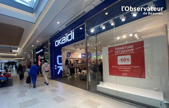 A Beauvais, la boutique Okaïdi du Jeu de Paume ferme définitivement ses portes samedi 18 janvier