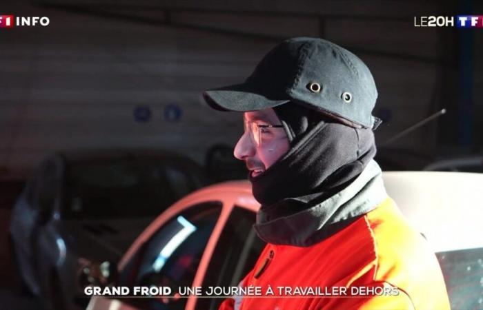 Grand froid : une journée de travail dehors