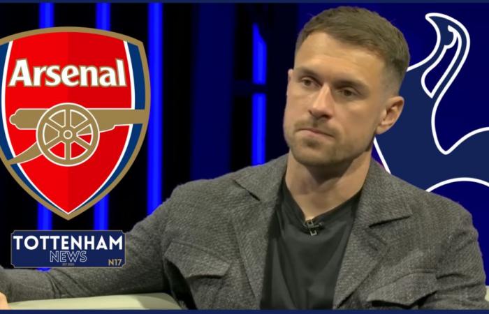 Aaron Ramsey réagit à la controverse Arsenal-Tottenham en montrant de nouvelles images