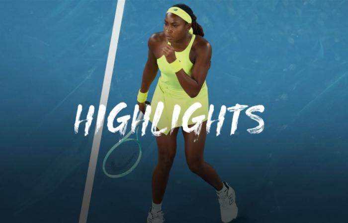 Gauff – Burrage – Temps forts du match – Open d’Australie – Tennis Vidéo