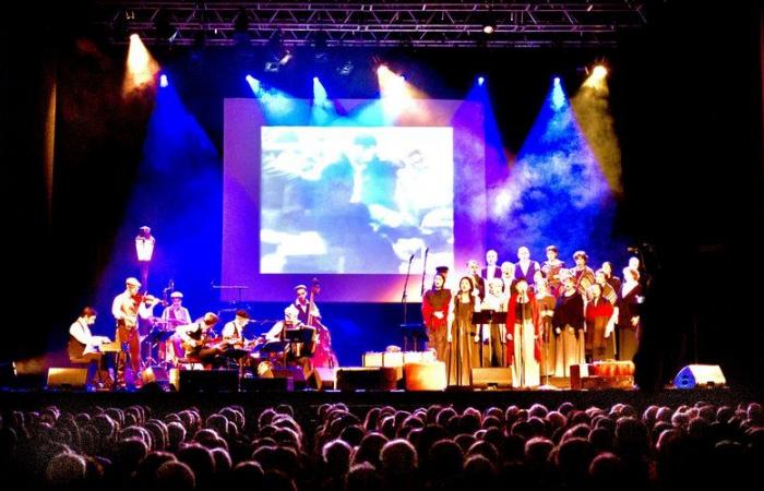 un spectacle théâtral et musical avec des chansons populaires italiennes