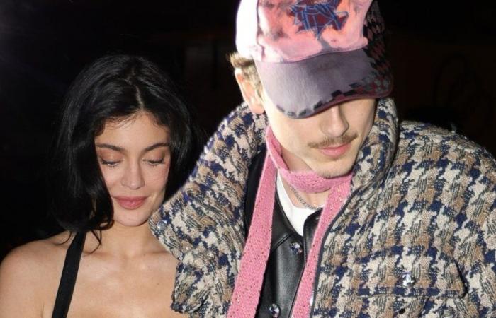 Kylie Jenner portait un catsuit avec Timothée Chalamet à Paris