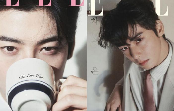 Cha Eun Woo (ASTRO) pose en couverture du ELLE Corée pour Saint Laurent – ​​K-GEN