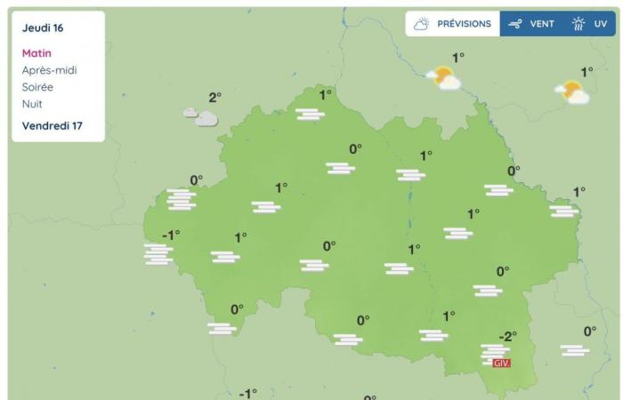 Allier (météo) – Quel temps fera-t-il le jeudi 16 janvier 2025 ?