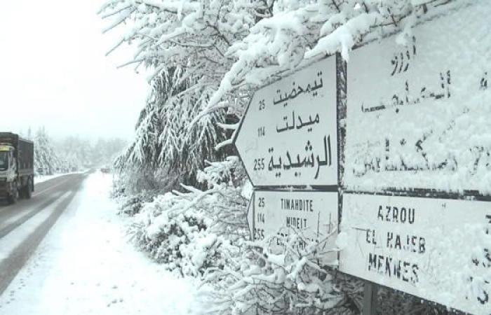 La vague de froid se poursuit au Maroc, des chutes de neige au programme