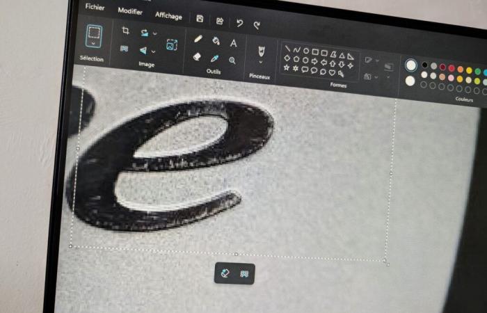 Historique Microsoft Paint se dote d’une gomme générative sur Windows 11, c’est simple mais génial !
