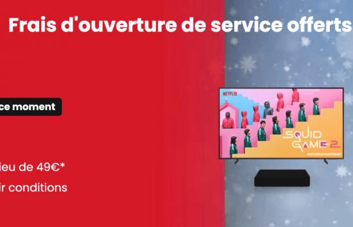 Oui, il y a toujours 49€ offerts avec la box internet SFR Starter pas chère