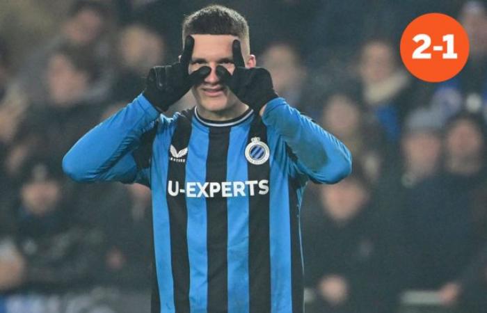 Le Club de Bruges s’impose sans grand surplus (et grâce à un penalty) contre Genk lors du match aller de la demi-finale de la Croky Cup