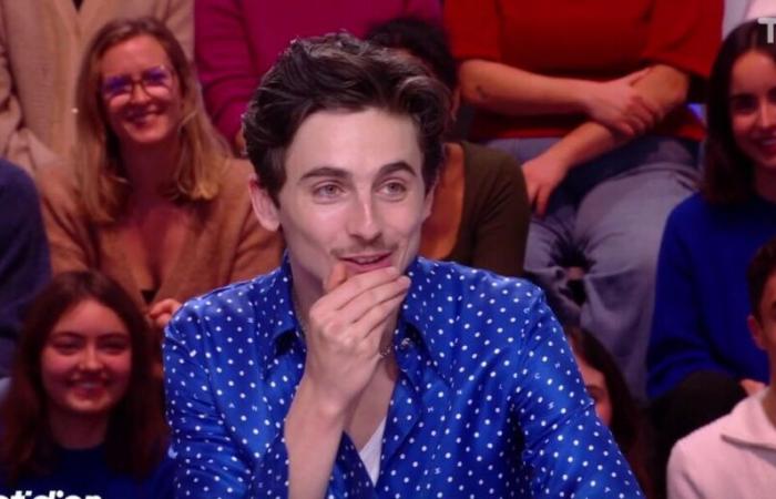 Timothée Chalamet raconte son arrivée insolite à vélo sur le tapis rouge dans Quotidien