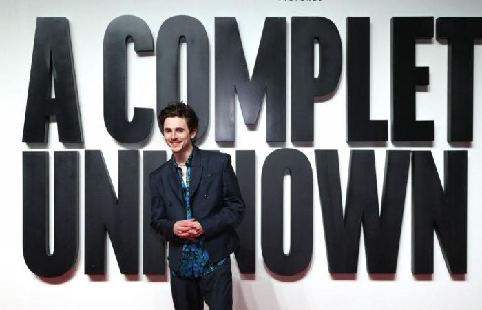 Première de “A Complete Unknown” à Londres